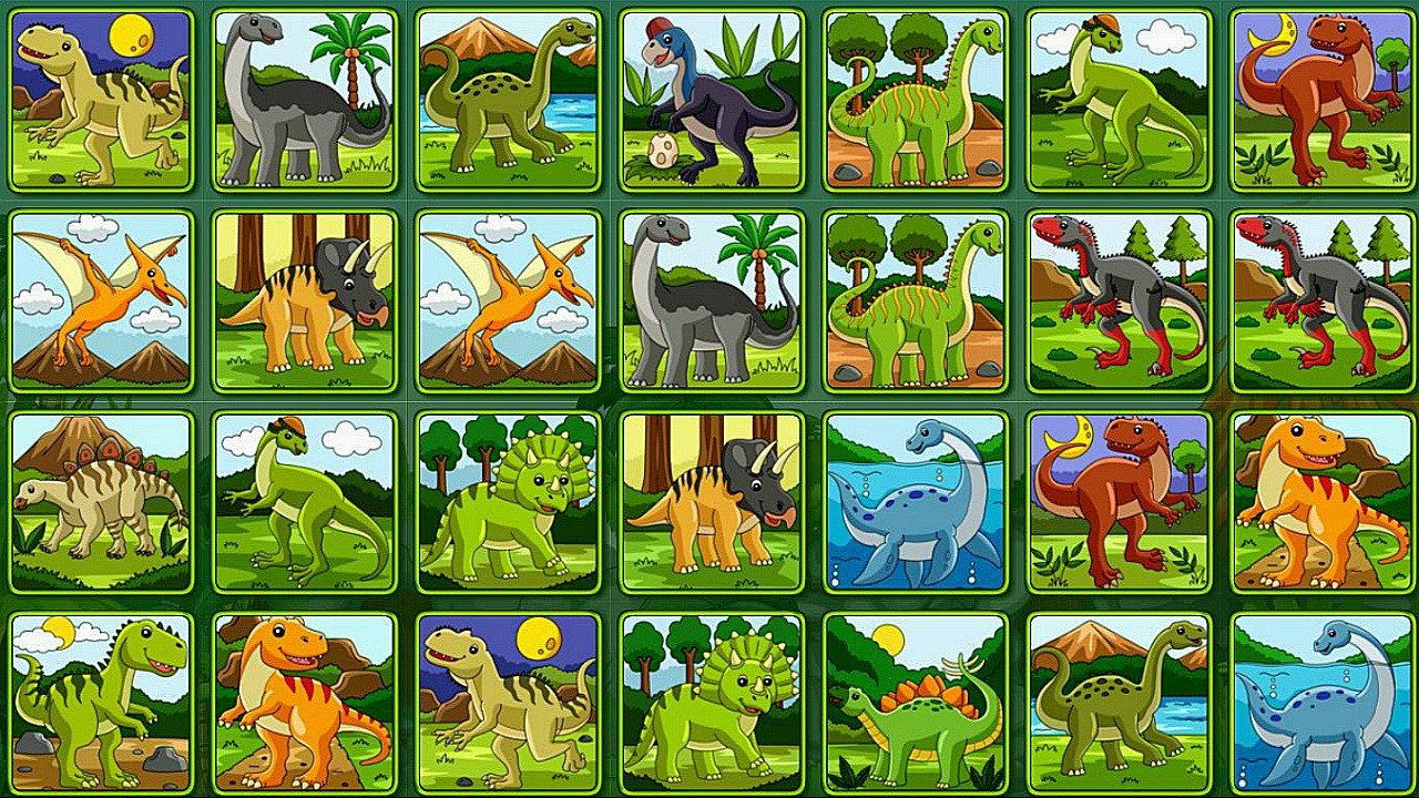 Play Dino Memory Game Online