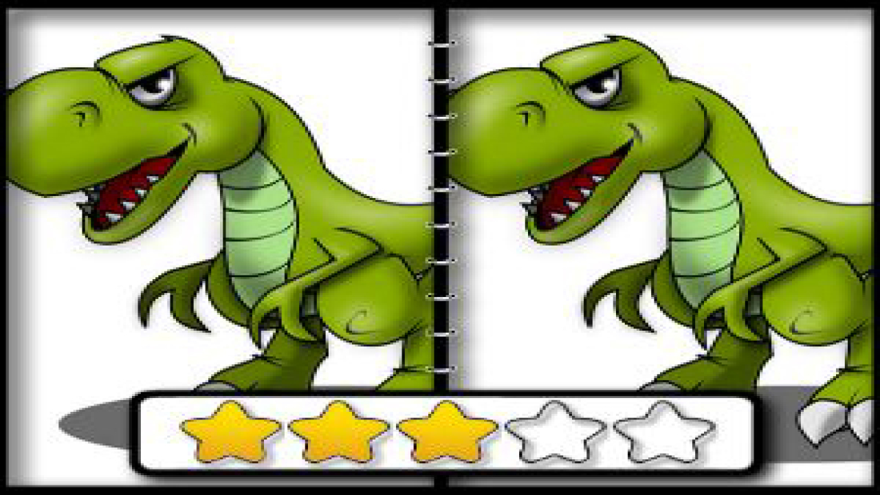 Play Dinosaur Spot The Difference Free Game For PC Now