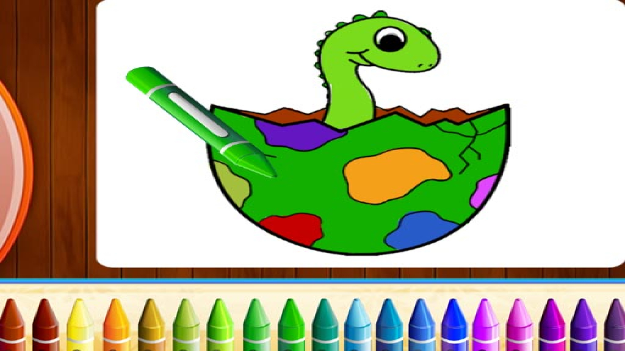 Free Dinosaurs Coloring Book Part I Android Online Game