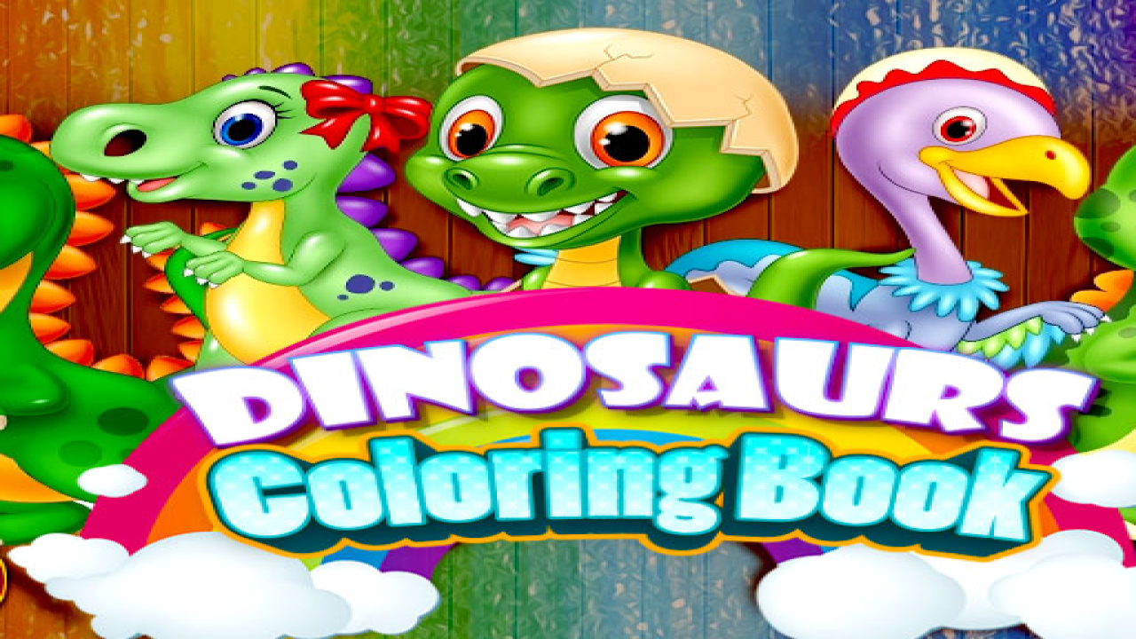 Play Dinosaurs Coloring Book Game Online Laptop Free