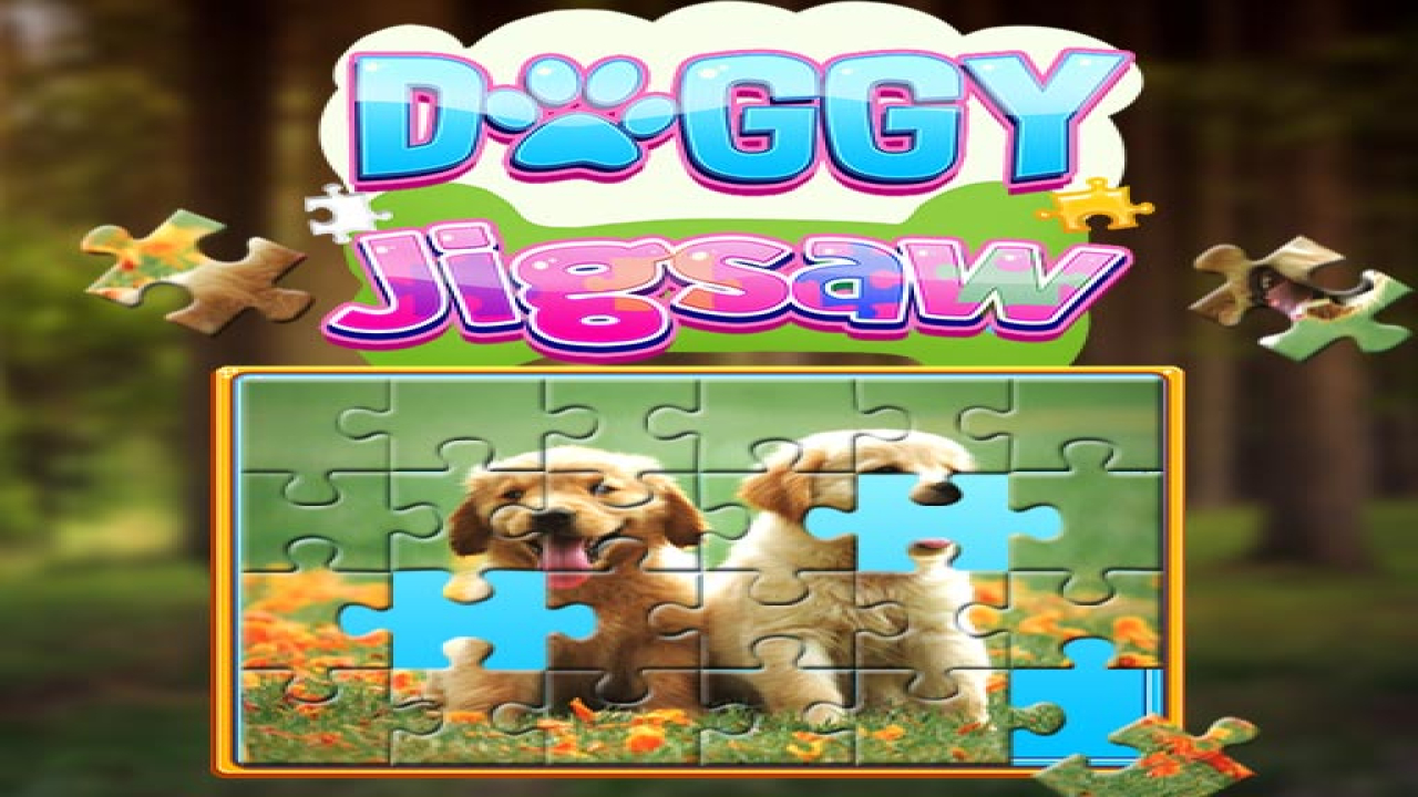 Play Doggy Jigsaw Free Online Game
