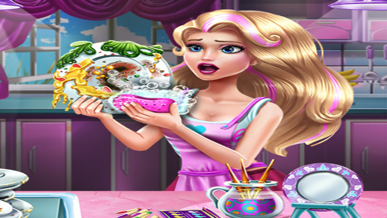 Play Doll Dish Washing Game Android