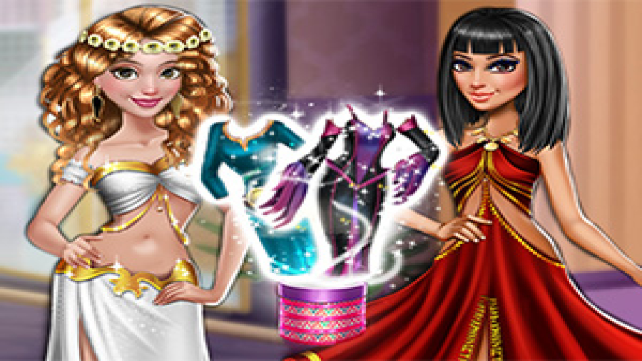 Play Free Dolly Princess vs Villain Dress Up Game