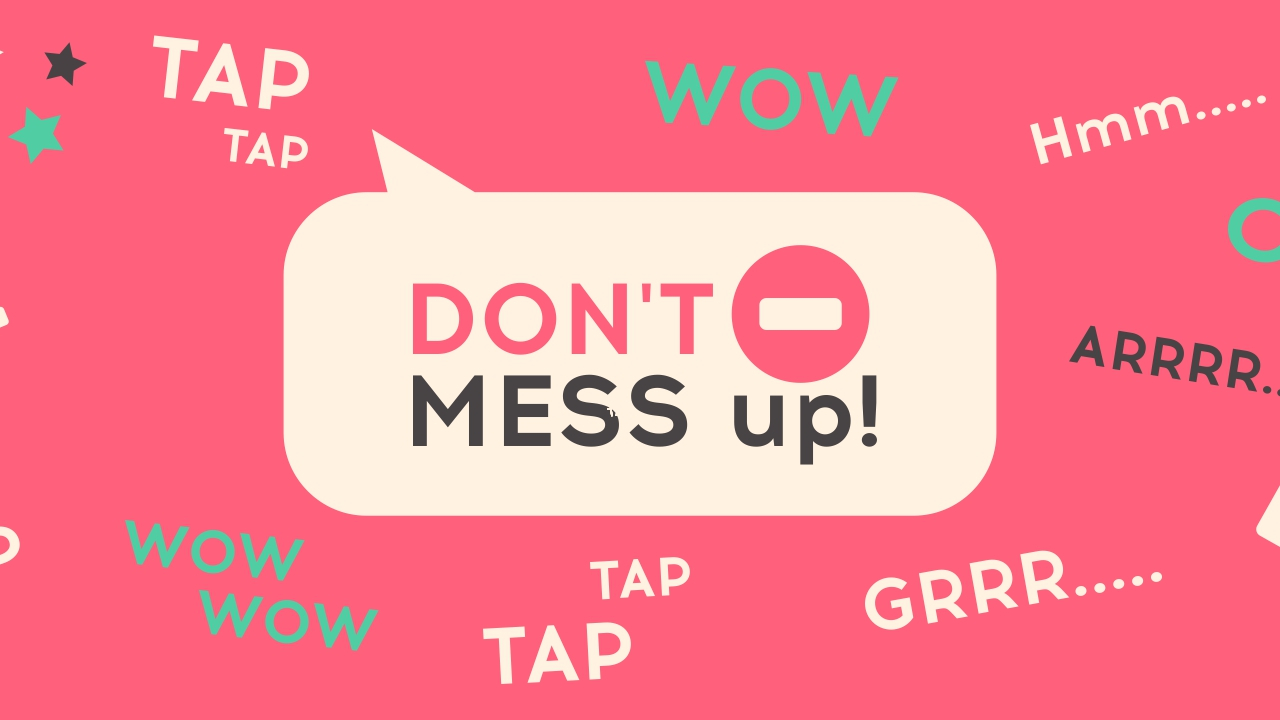 Free Dont Mess Up Online Laptop Game
