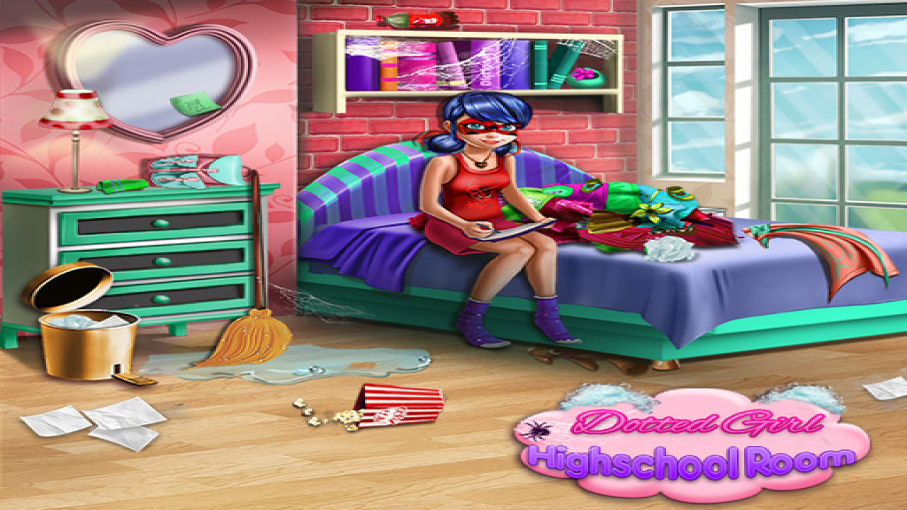 Play Dotted Girl Highschool Room iOS Online Game Now Free