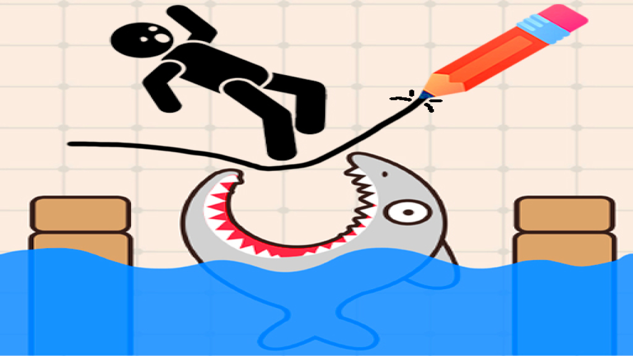 Free Draw and Save Stickman Phone Game Free Now