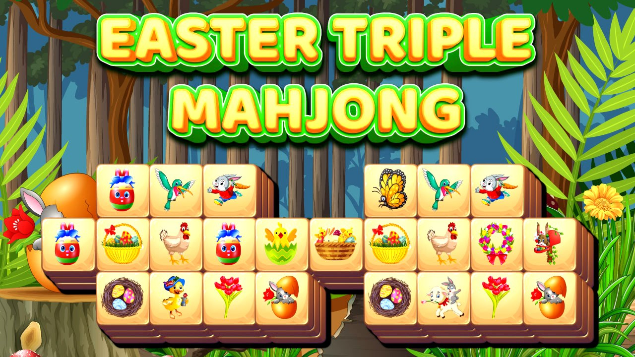 Play Free Games Easter Triple Mahjong Online Now