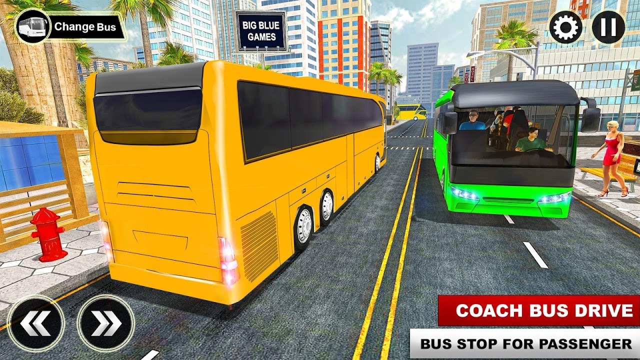 Play Free Euro Coach Bus City Extreme Driver Online Desktop Game