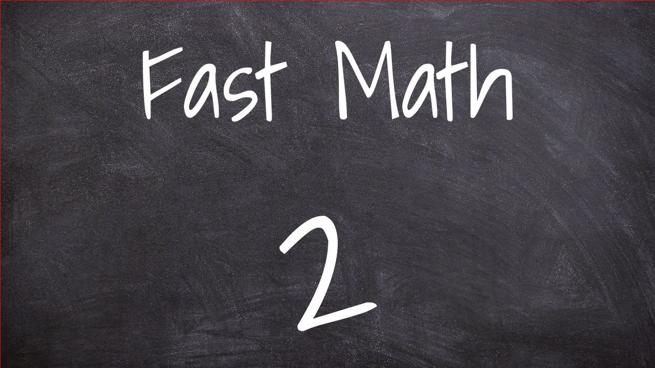 Play Free Fast Math 2 Game No Login