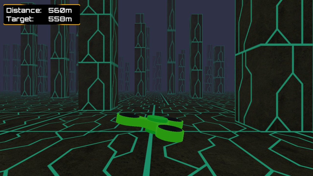 Play Fidget Spinner Scifi X Racer PC Game Online For Free