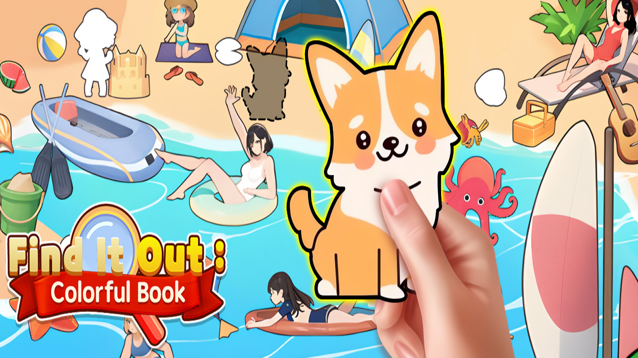 Play Free Find It Out Colorful Book Game Now iOS Online