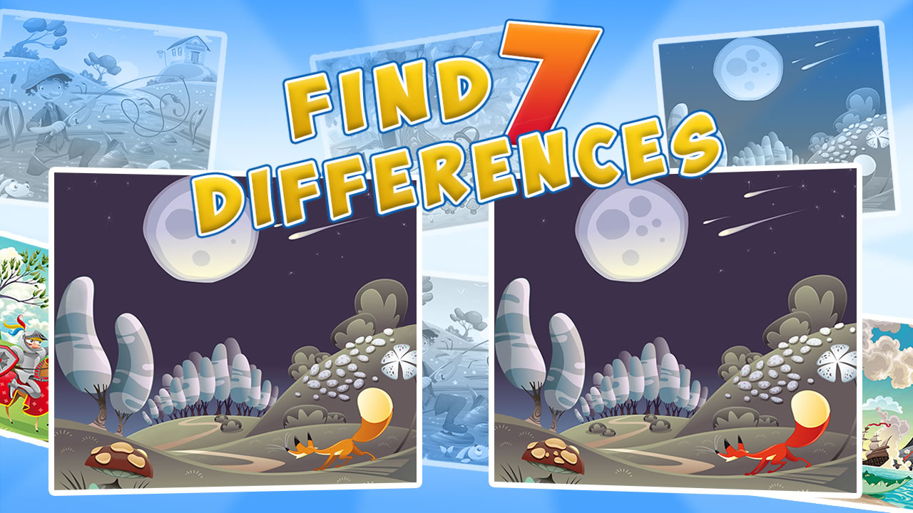Play Find Seven Differences Free Online Now Game iOS