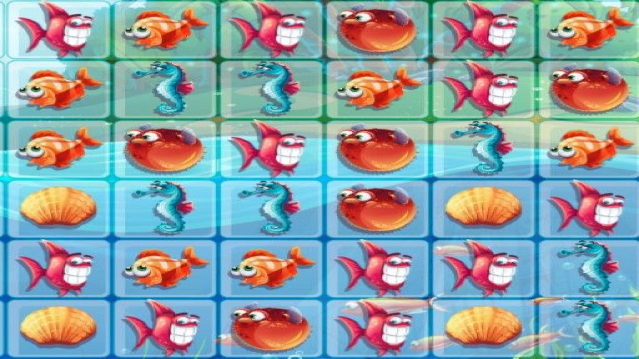 Play Fish World Match3 Online No Download