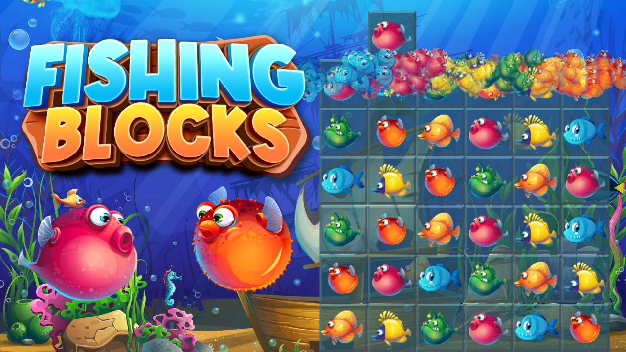 Play Fishing Blocks Game Free Mobile Now