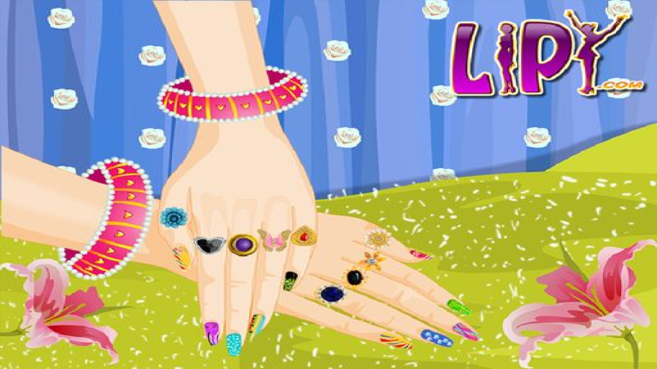 Play Floral Manicure Decoration Online Android Game Now
