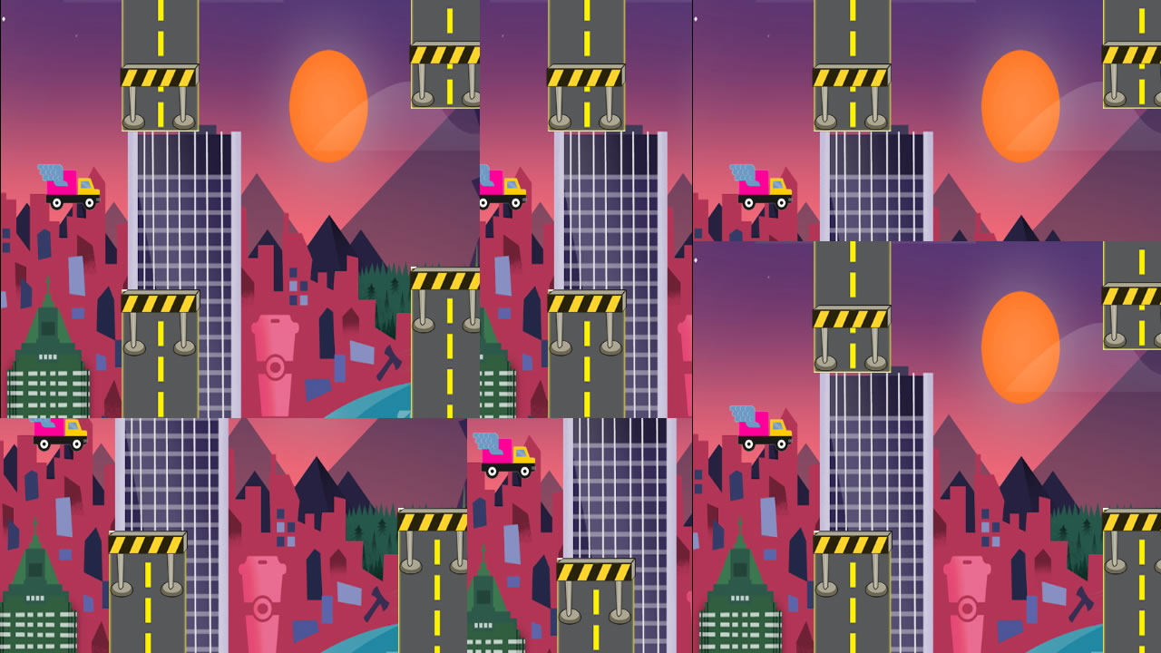 Free Flying Truck Game On Mobile