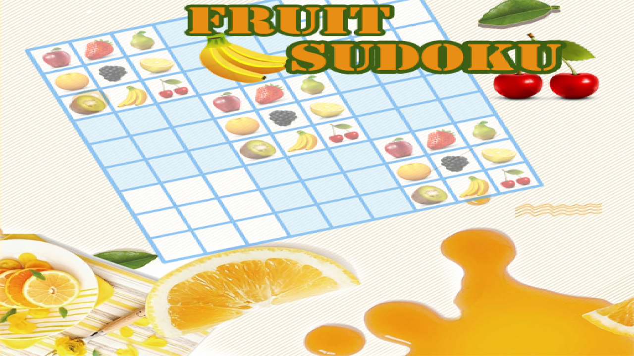Play Fruit Sudoku Free Game Online PC