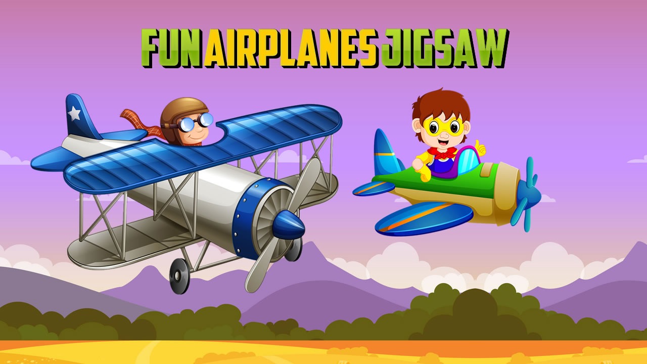 Free Online Play Fun Airplanes Jigsaw Game