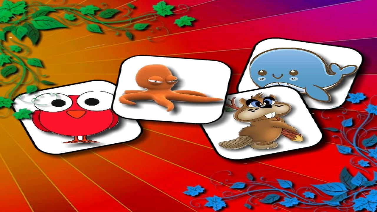 Play Funny Animals Memory Free Browser Game Now