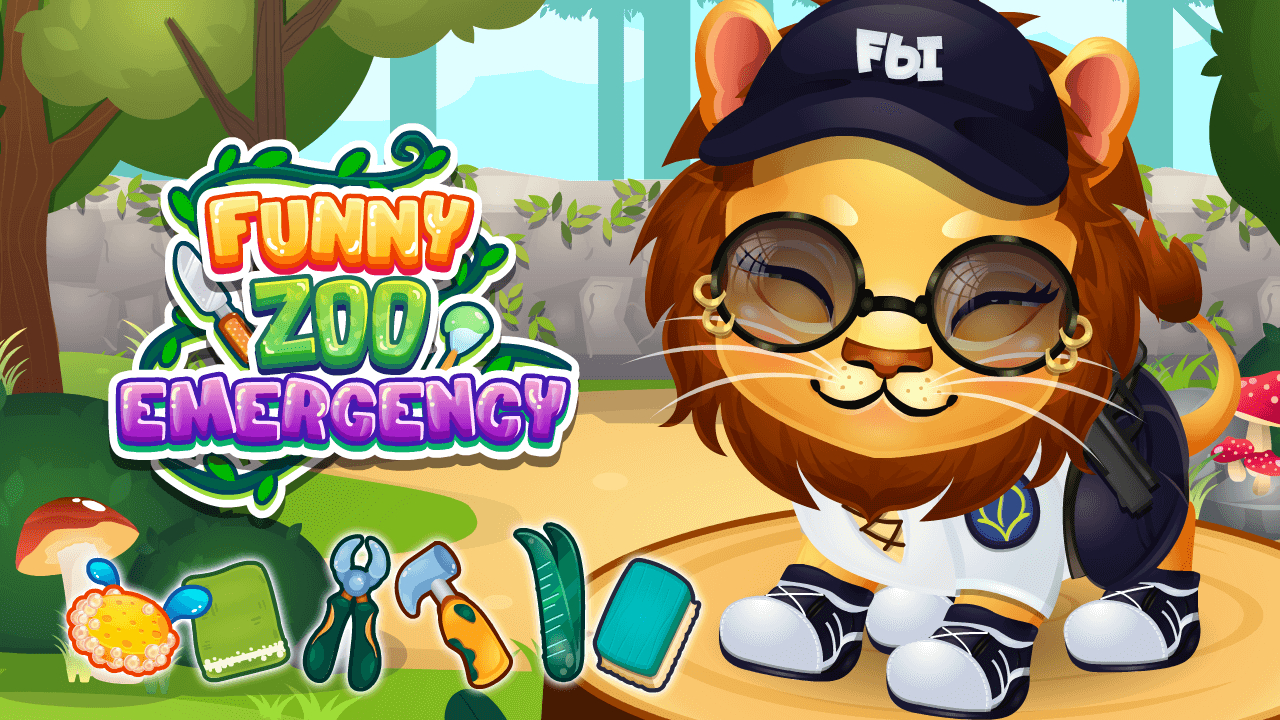 Free Funny Zoo Emergency Phone Game Online Now
