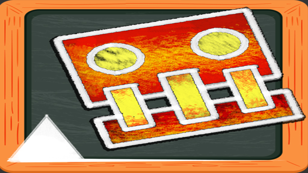 Free Online GEOMETRY DASH BLACKBOARD Game