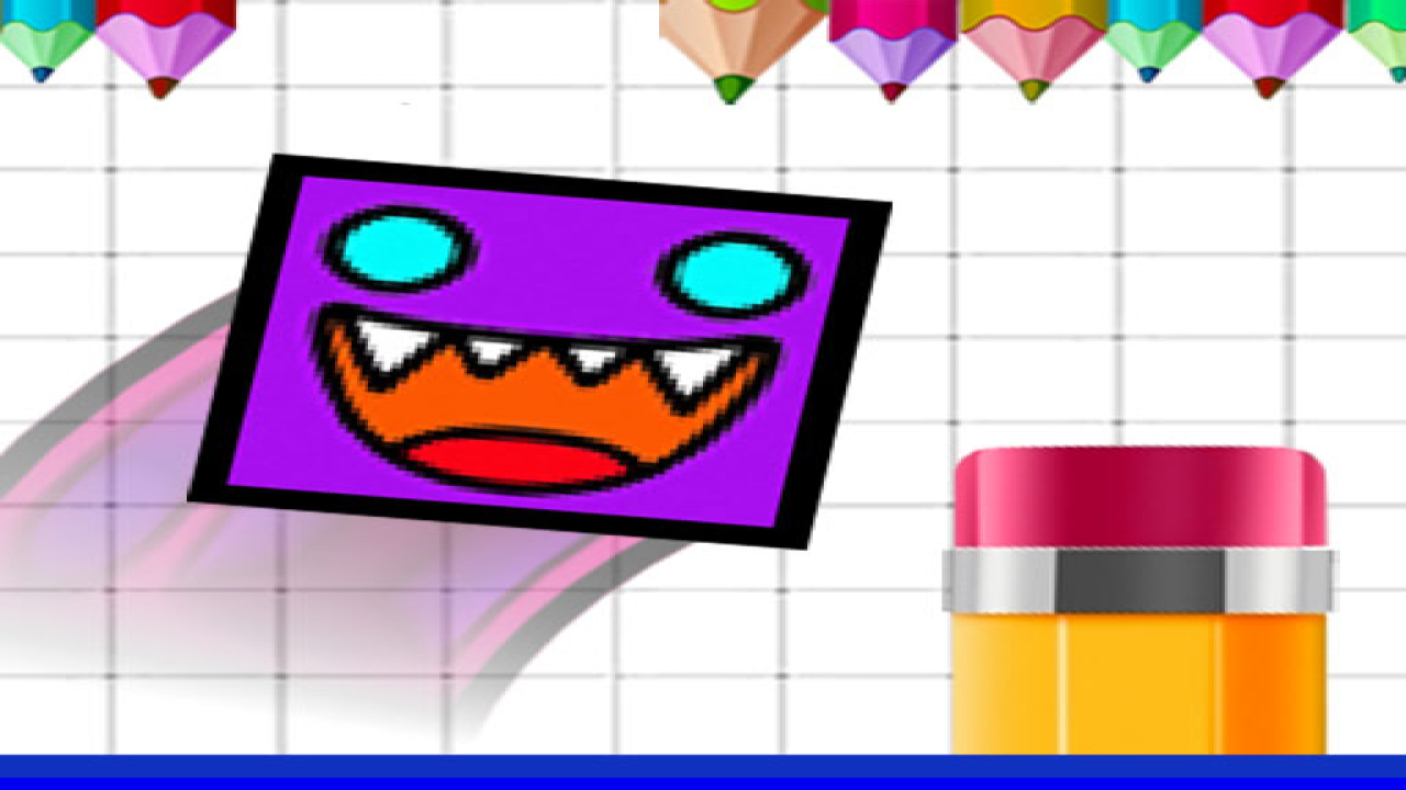 Play Free Geometry Jump Sketchy iOS Game Now