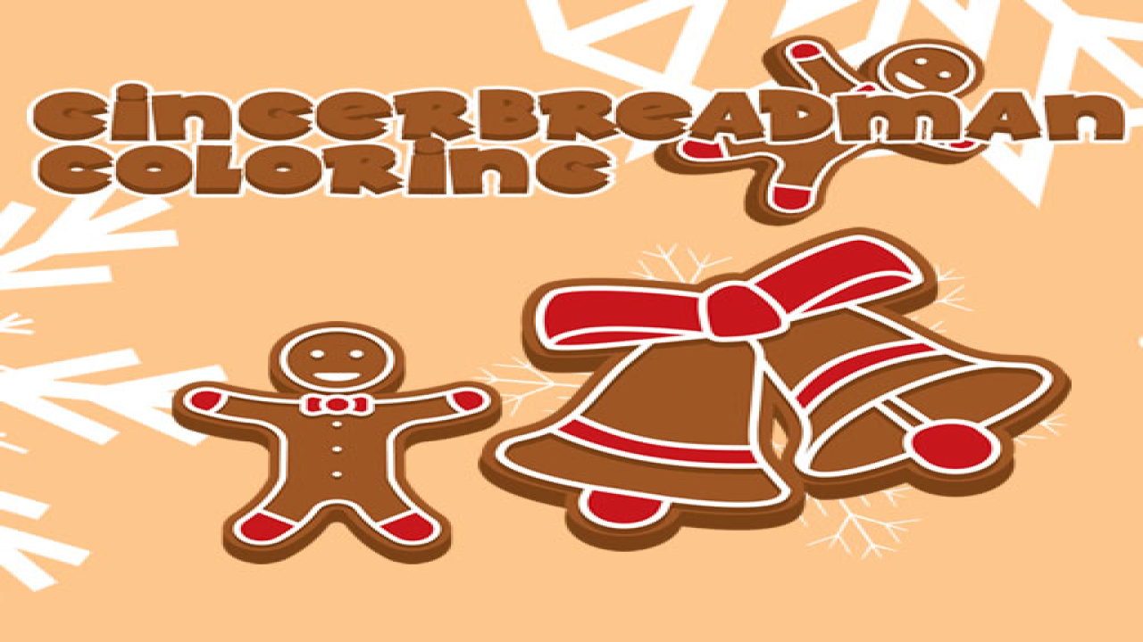 Play Gingerbread Man Coloring Online Game Free No Login