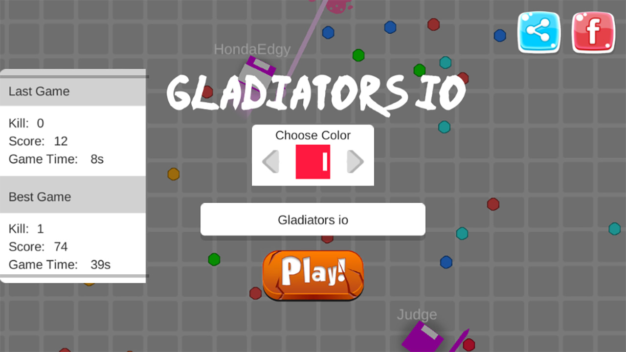 Play Free Gladiators io Game On Mobile Online