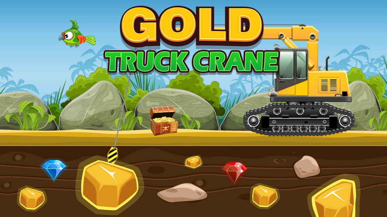 Play Gold Truck Crane Game Android