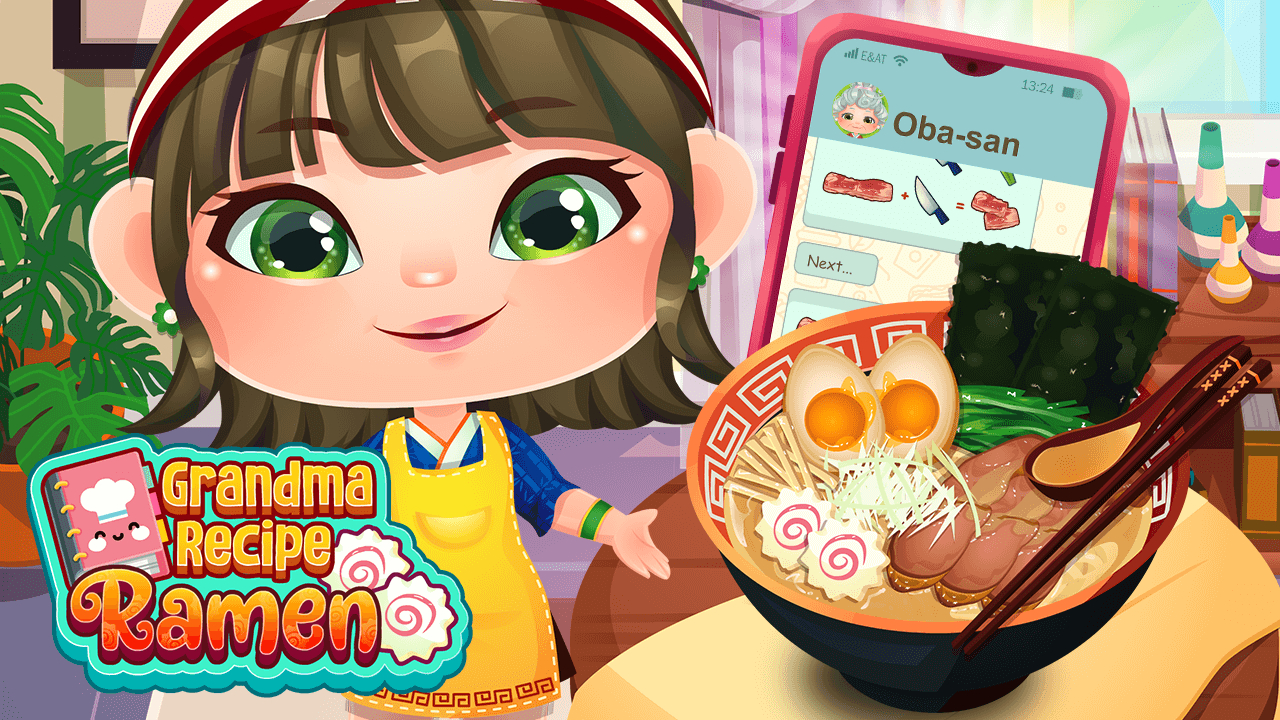 Play Grandma Recipe Ramen iOS Online Game Now Free