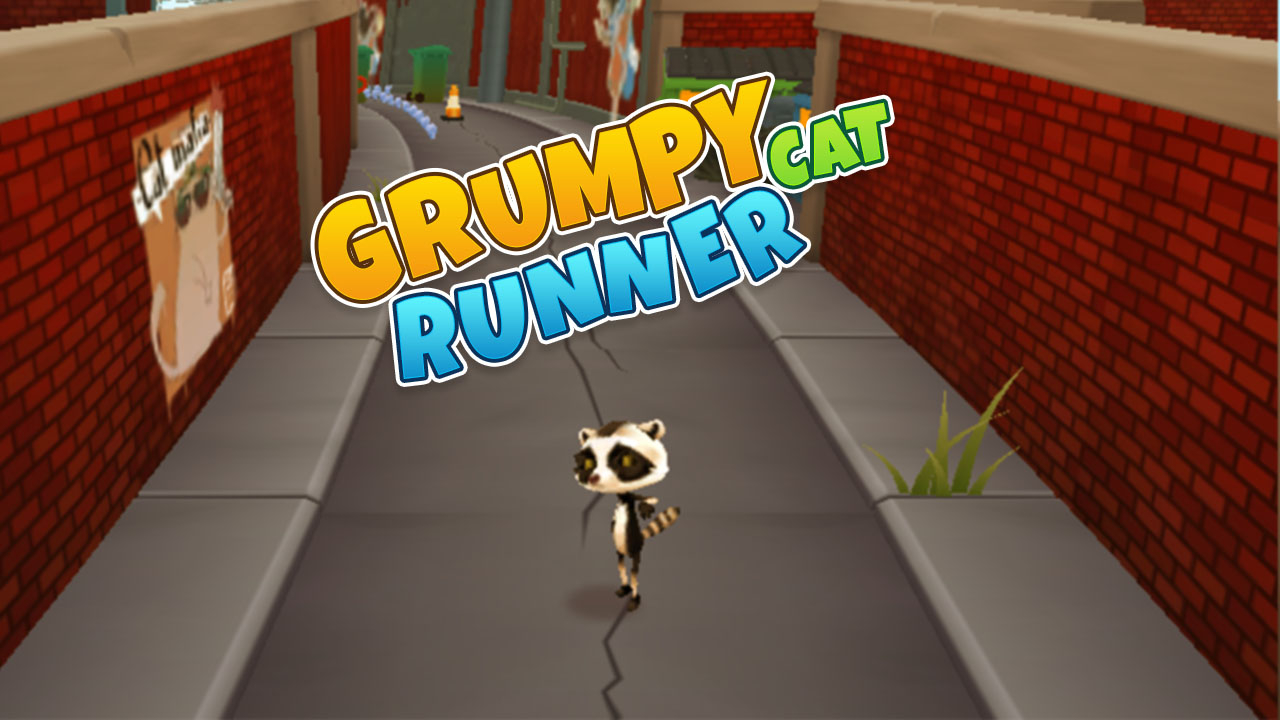 Play Grumpy Cat Runner Free Android Online Game