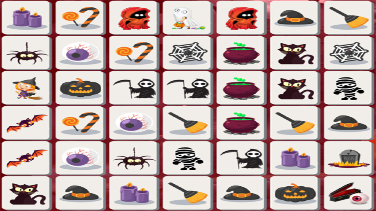 Play Free Halloween Mahjong Connection Laptop Online Game