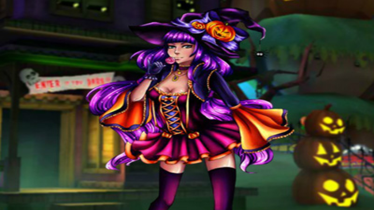 Play Halloween Witch Dress Free Desktop Game