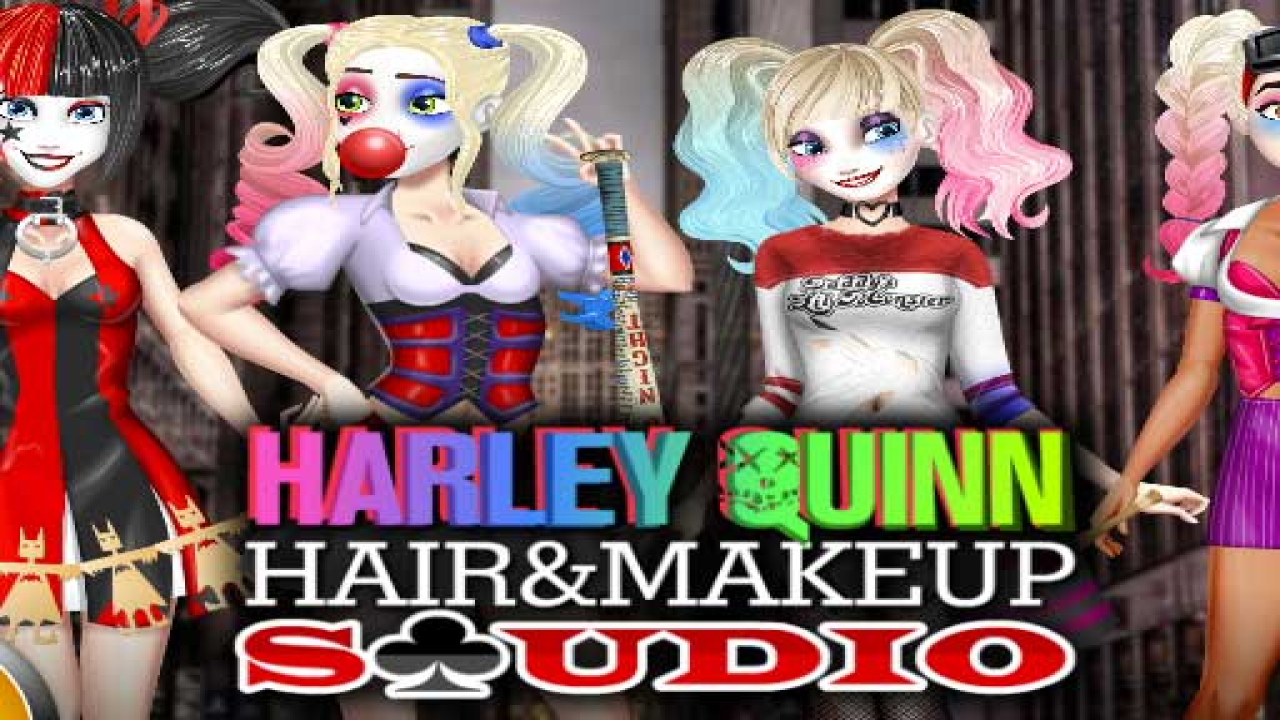 Free Play Harley Quinn Hair and Makeup Studio iOS Now Online Game