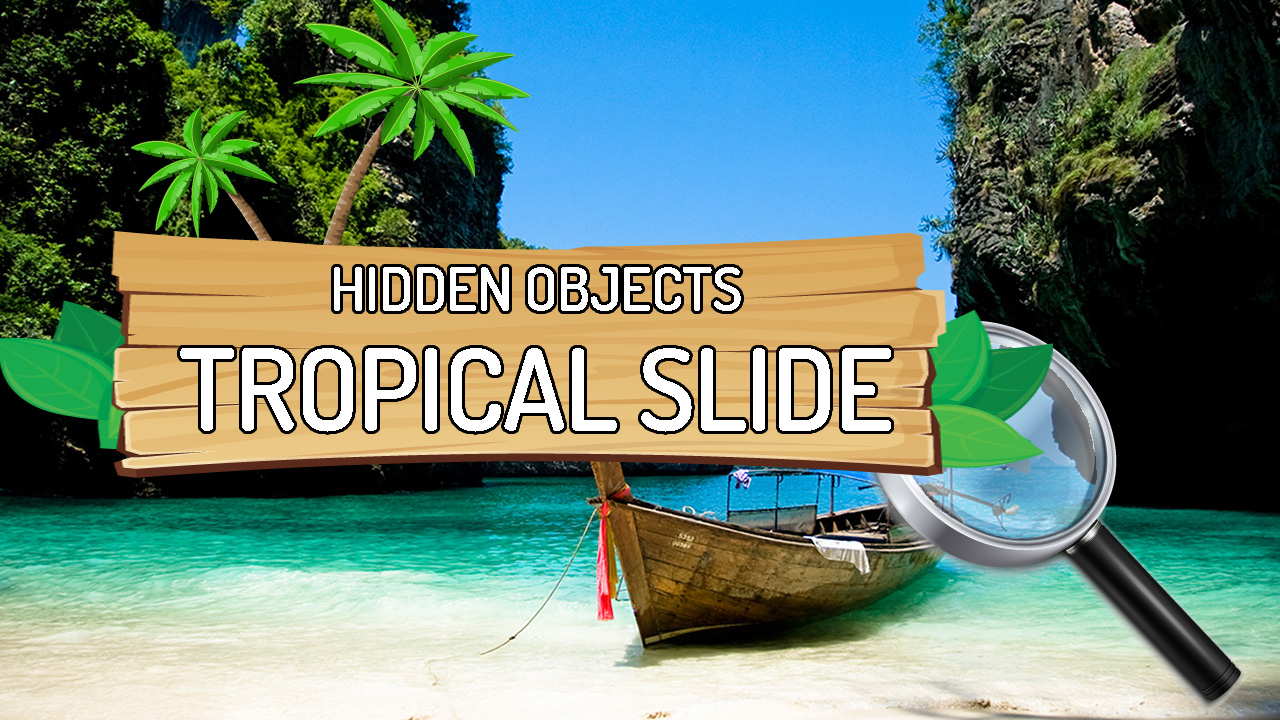 Free Hidden Objects Tropical Slide Mobile Game Instantly