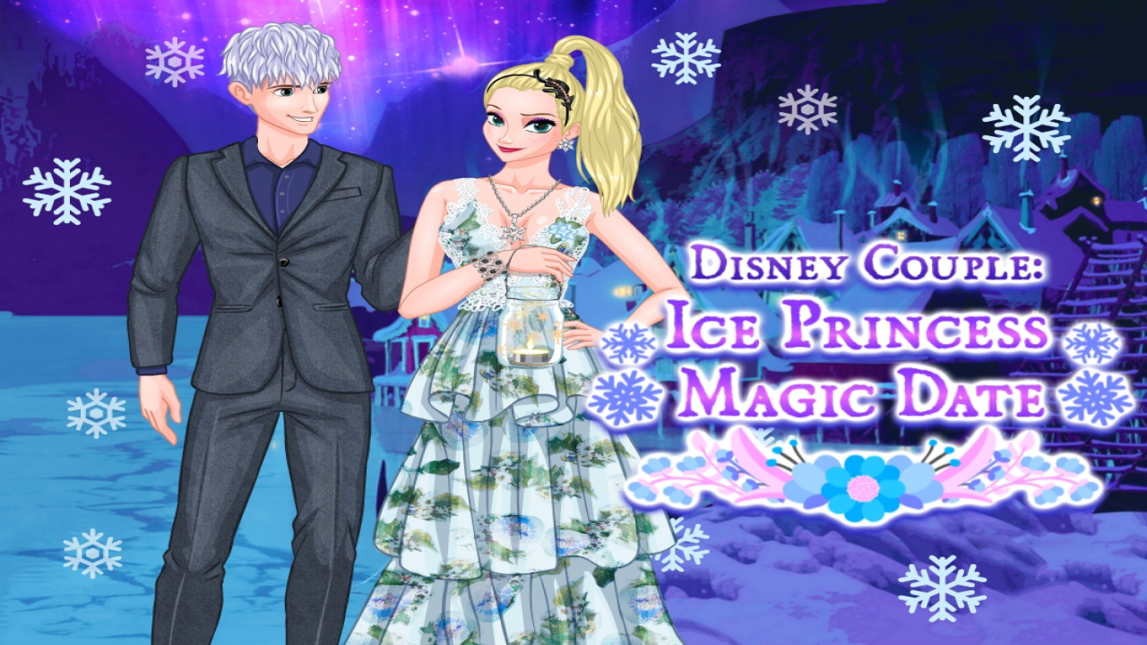 Play Ice Couple Princess Magic Date Game Android Online Now