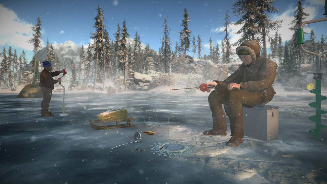 Free Ice fishing 3d Mobile Game Anytime