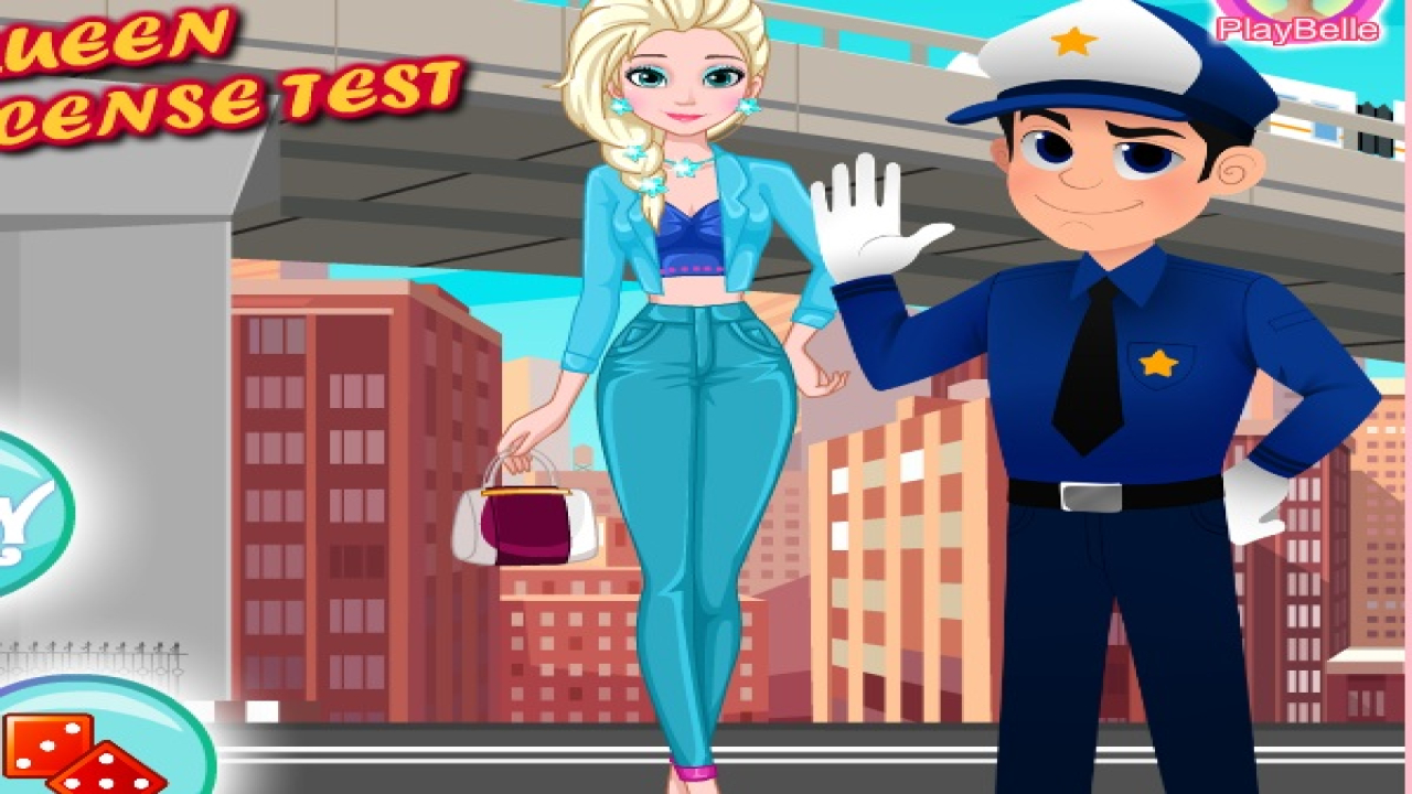 Play Ice Queen Driver License Test Online Game Free No Login