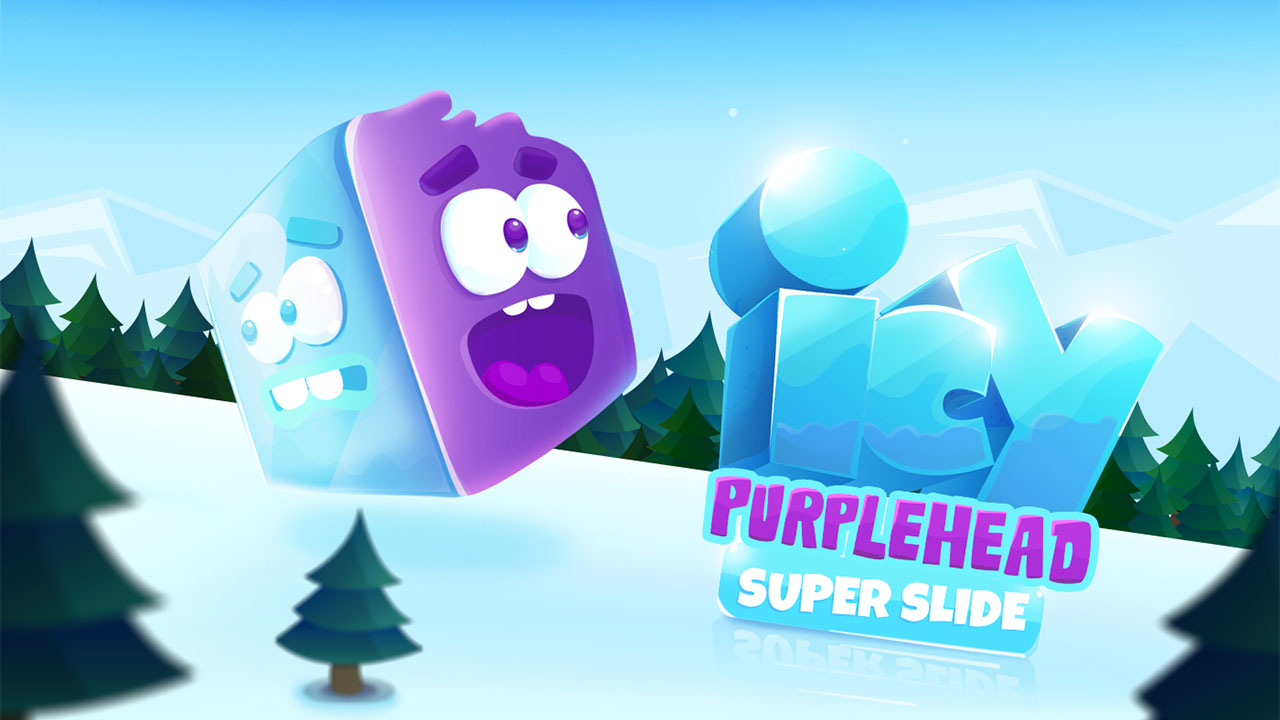 Play Icy Purple Head. Super Slide Game For Free No Login