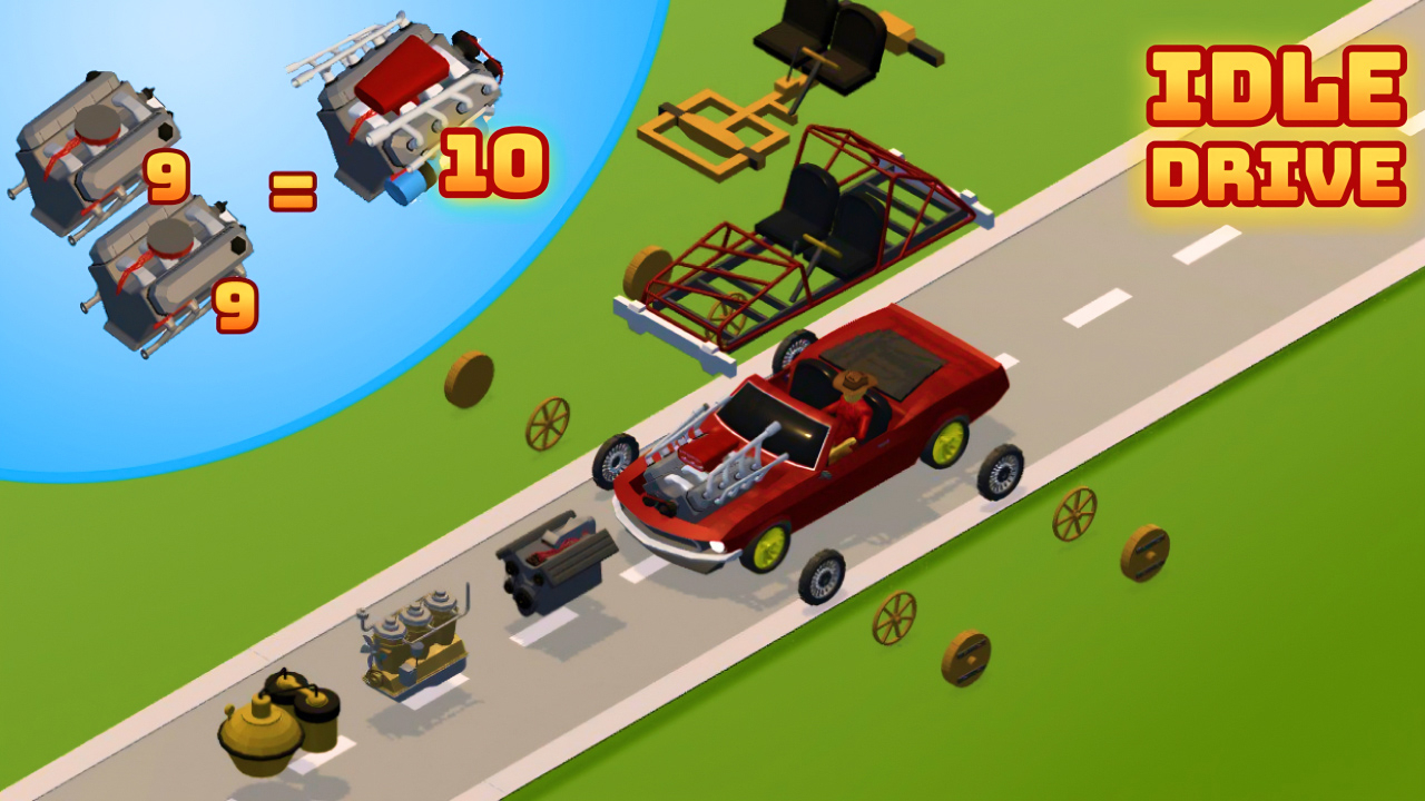 Play Free Idle Drive: Merge, Upgrade, Drive Browser Game