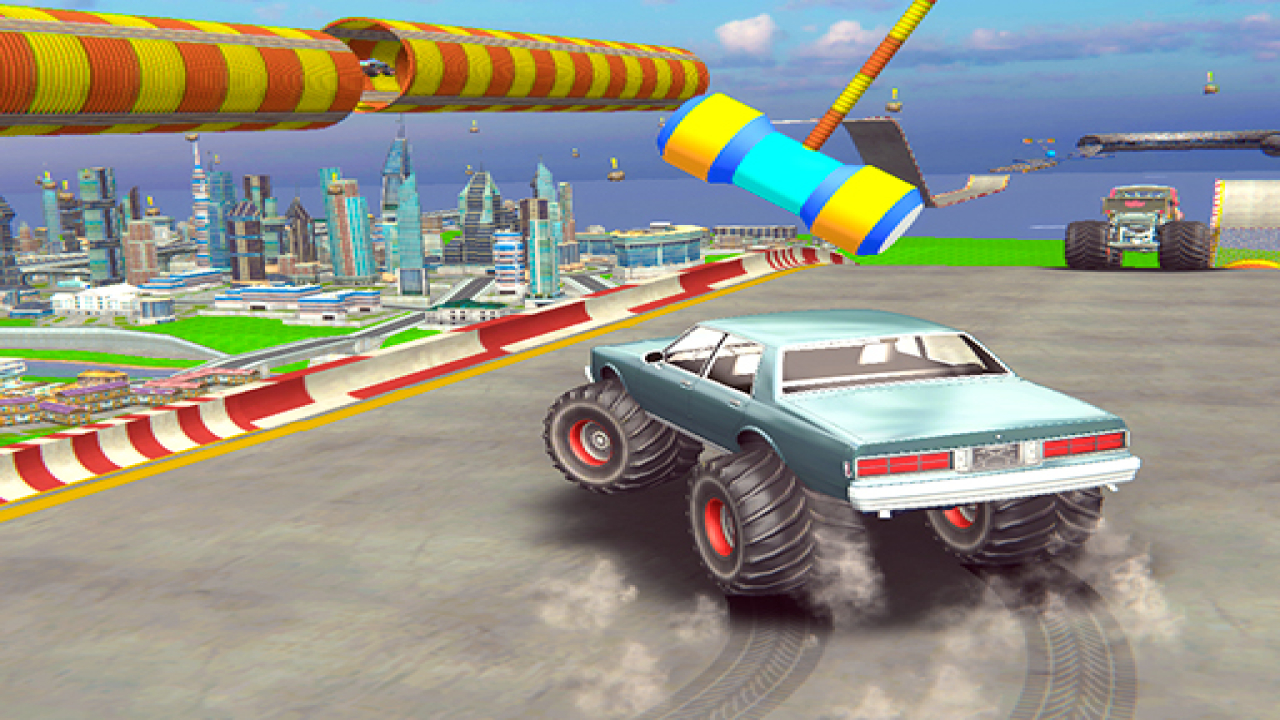 Free Impossible Monster Truck race Monster Truck Games 2021 Android Online Now