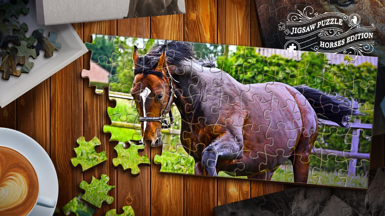 Free Jigsaw Puzzle Horses Edition Game Online Play Now
