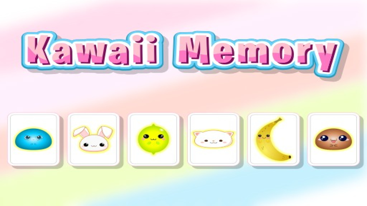 Play Kawaii Memory - Card Matching Game Free Online Games