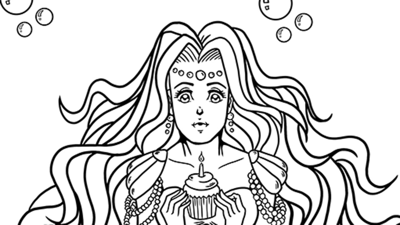 Play Free Online Kawaii Mermaids Coloring Book Game Games