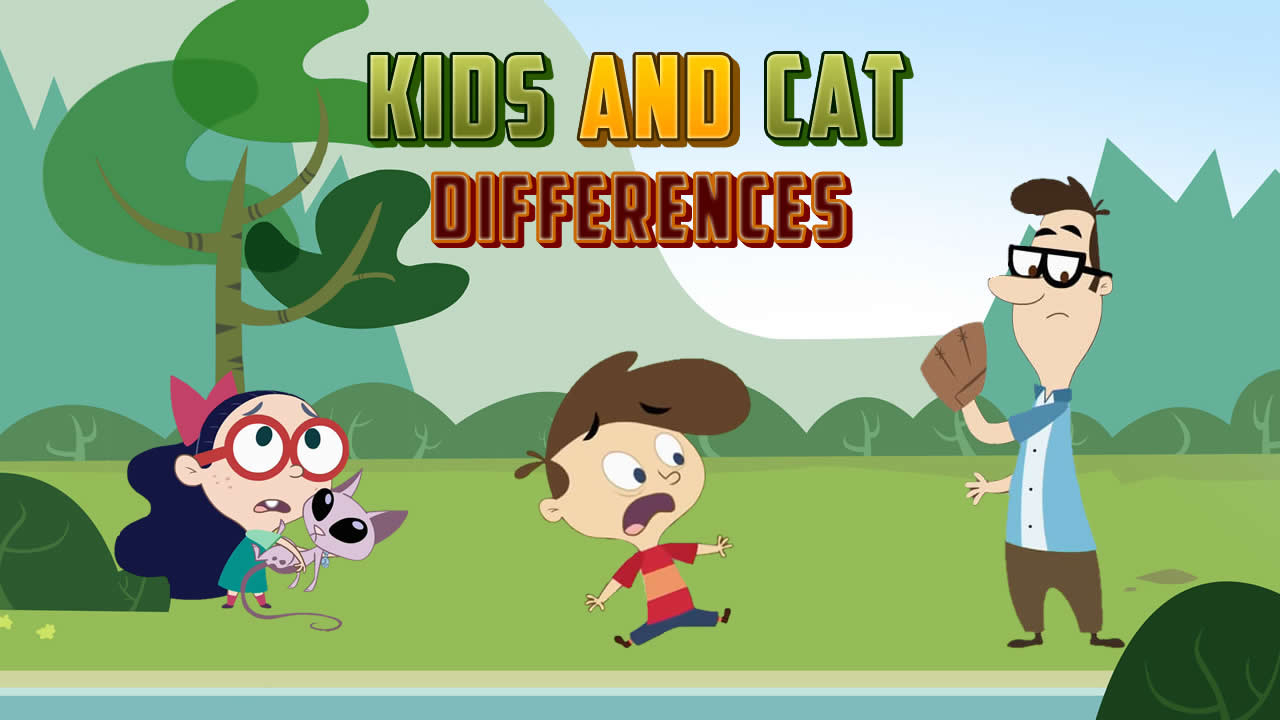 Play Kids And Cat Differences Android Online