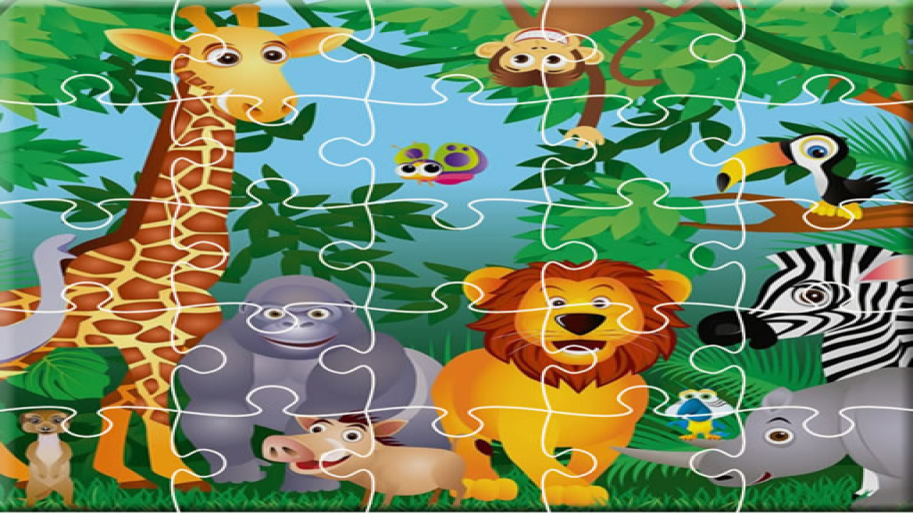 Play King of Jungle Jigsaw Now For Free Online