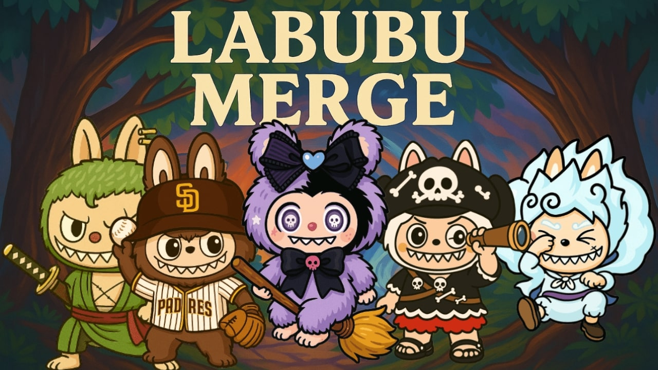 Free Online LABUBU MERGE CLICKER Play Now