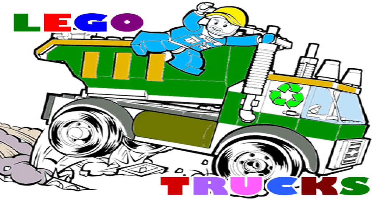 Play Lego Trucks Coloring For Free Online