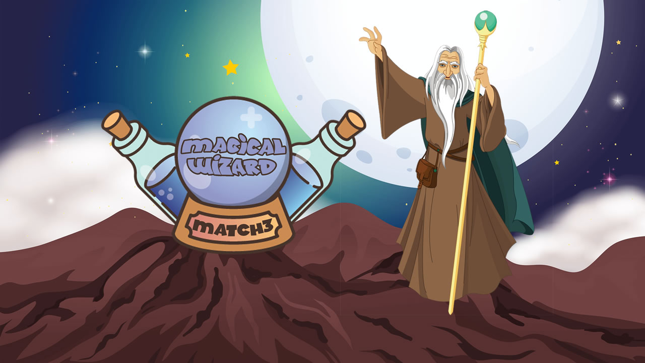 Free Magical Wizard Match 3 Game Play Online