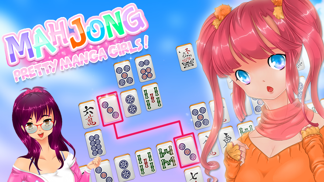 Play Mahjong Pretty Manga Girls Free Online